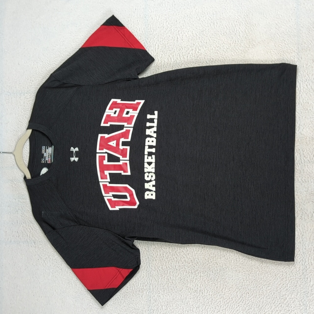 Under Armour Men's Utah Basketball Athletic Tee Shirt Size M‎